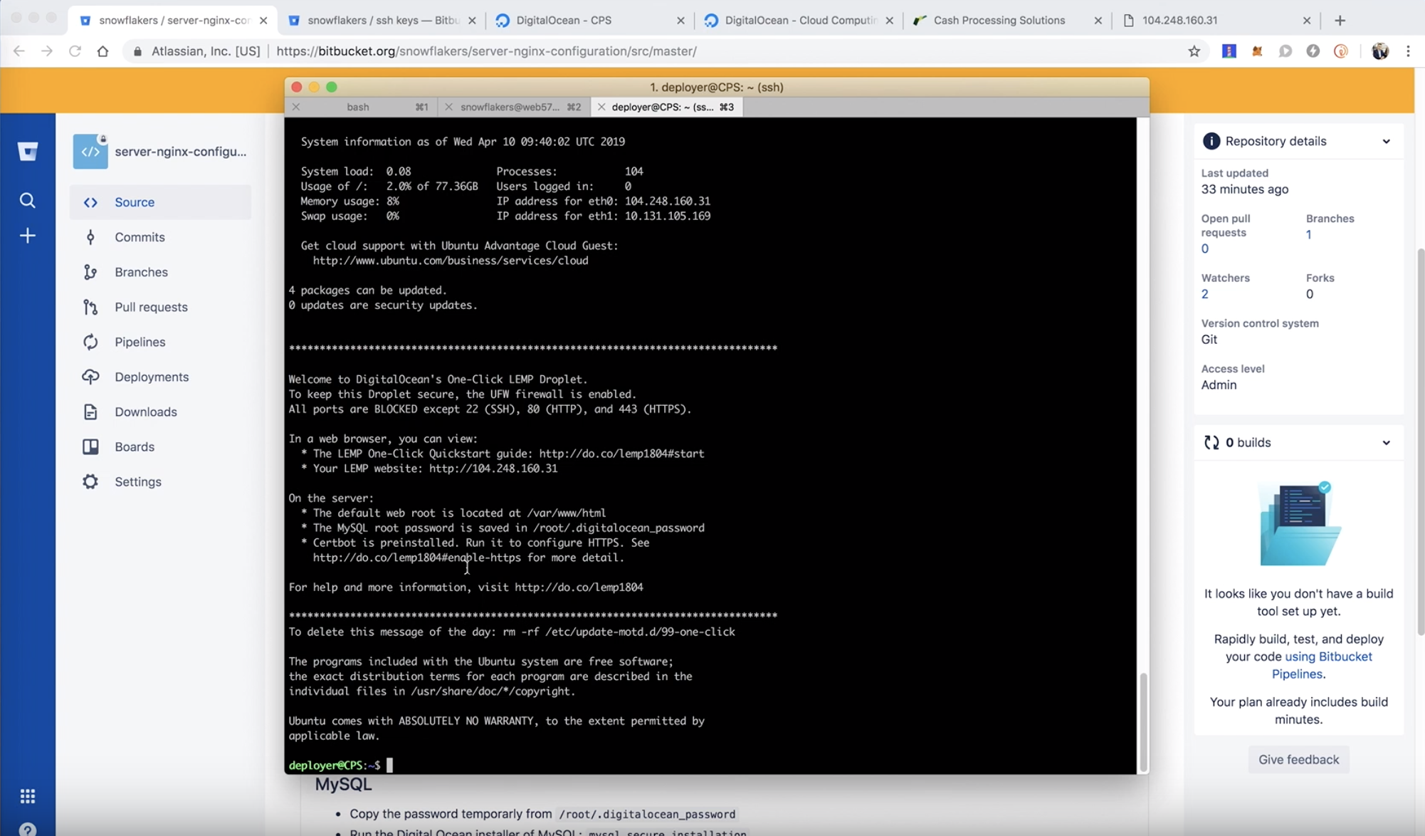 (ENG) Jak stworzyć web serwer produkcyjny na DigitalOcean